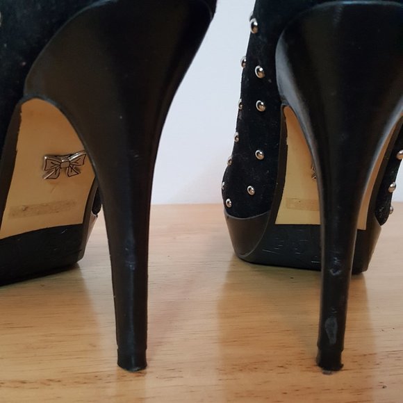 Dollhouse black velvet with metal polka dot chain Halloween - Picture 7 of 10